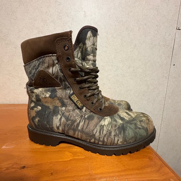 Rocky Bear Claw Gore Tex Waterproof Hunting Brown Camouflage Boots Men’s size 11 main image 4
